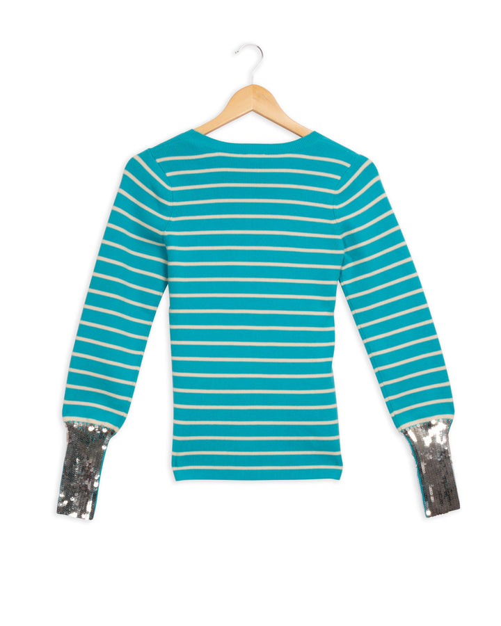 Turquoise sweater - 36