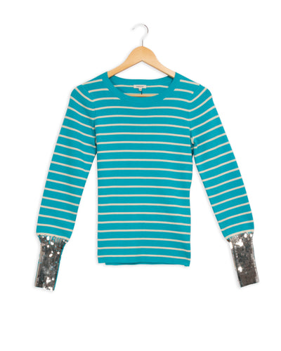 Pull turquoise - 36