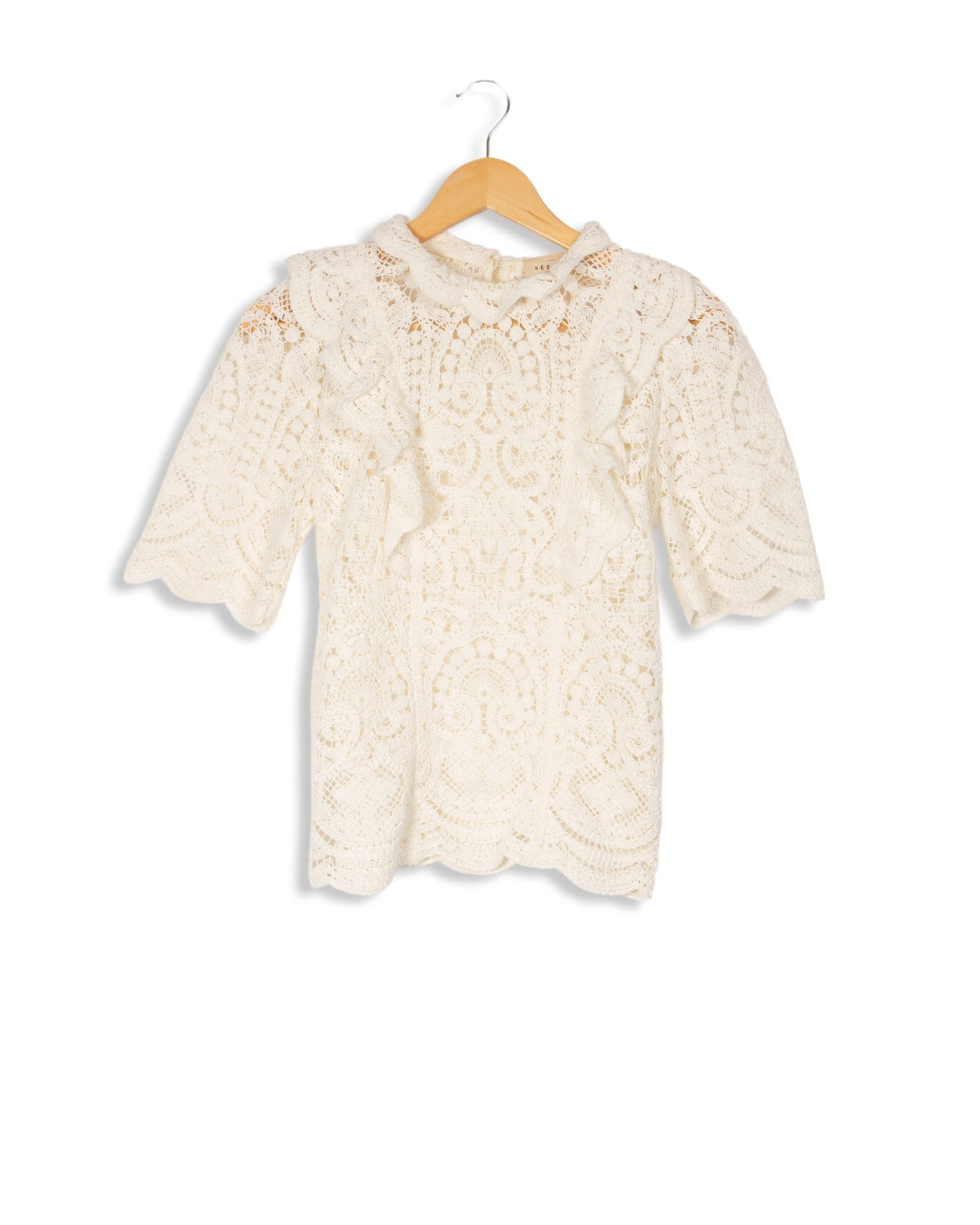 Top maille blanc - 36
