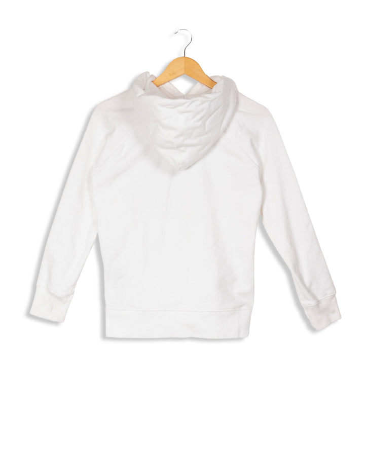 White hoodie - XS