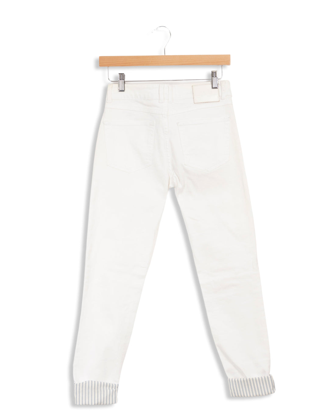 Weiße Slim-Jeans – 36