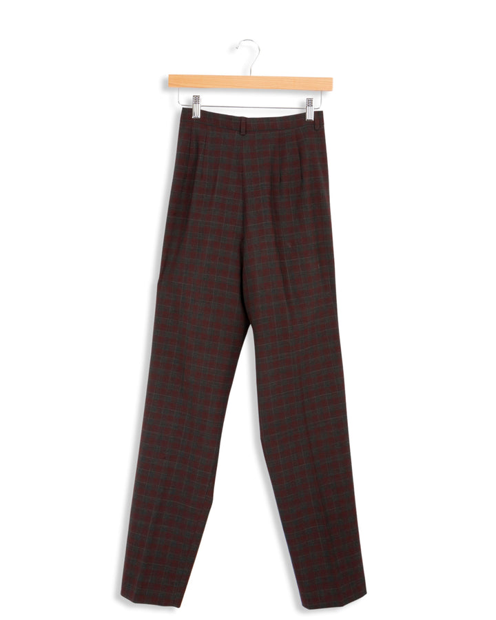 Checkered pants - 44