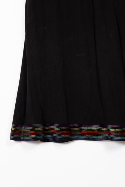 Robe noire avec détail multicolore - T2