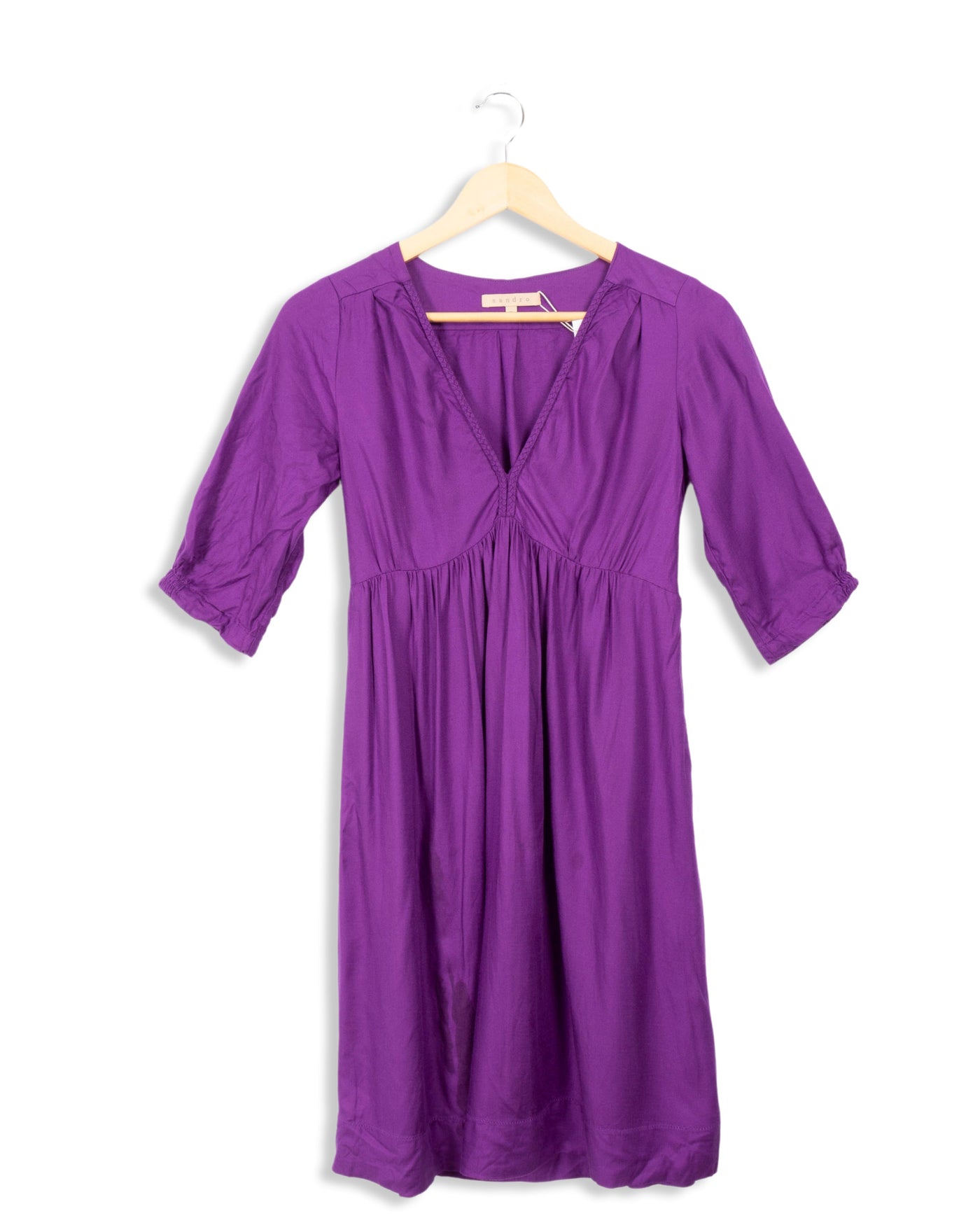 Robe courte violette - T2