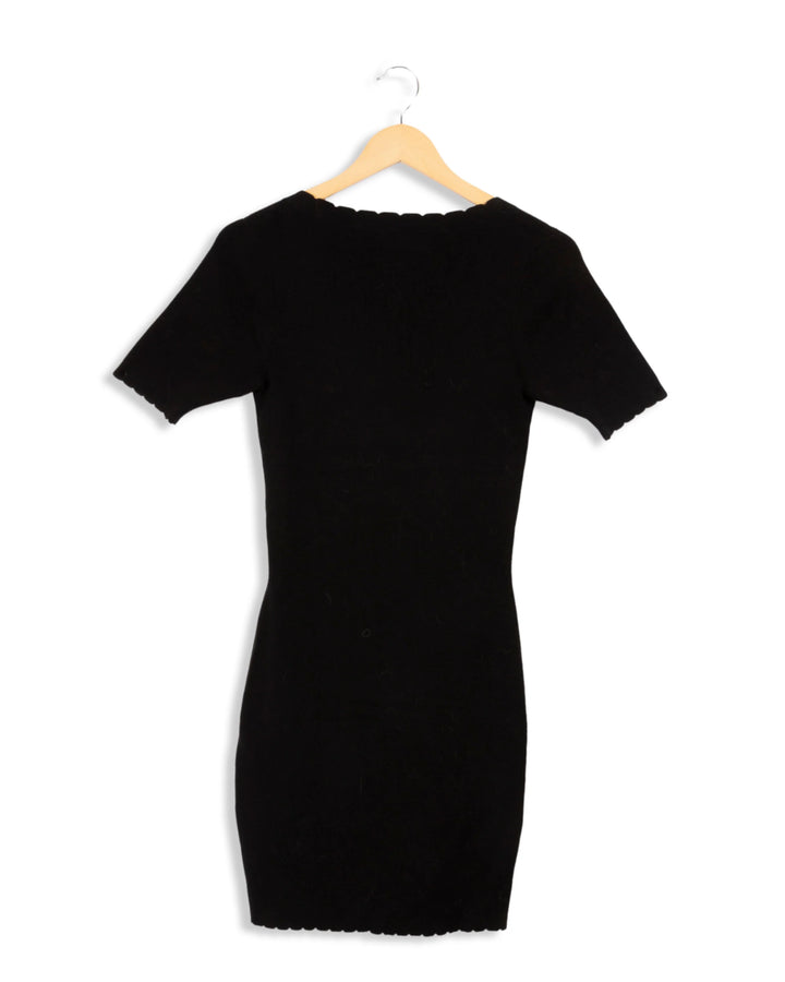 Robe courte noire - Petite Mendigote - S