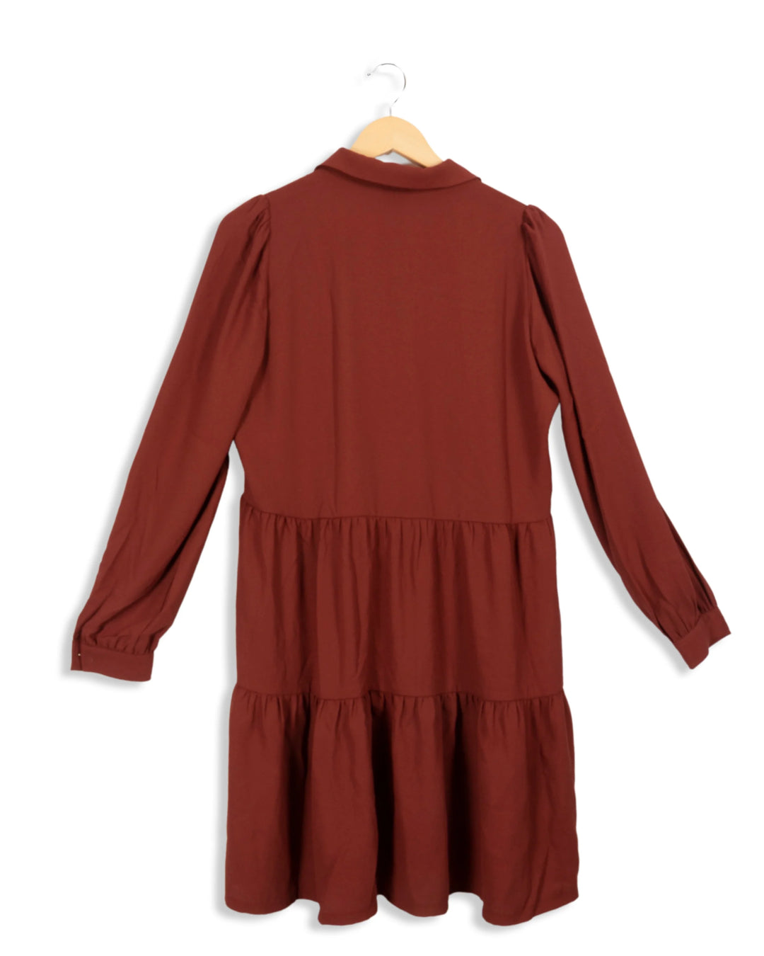 Short burgundy dress - S (verified by skupbm)