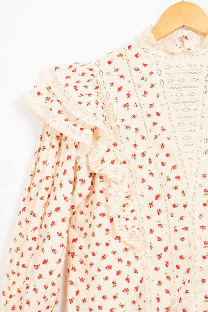 Petite Mendigote patterned blouse - S