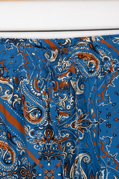 Pantalon Bacchia bleu - La Fée Maraboutée