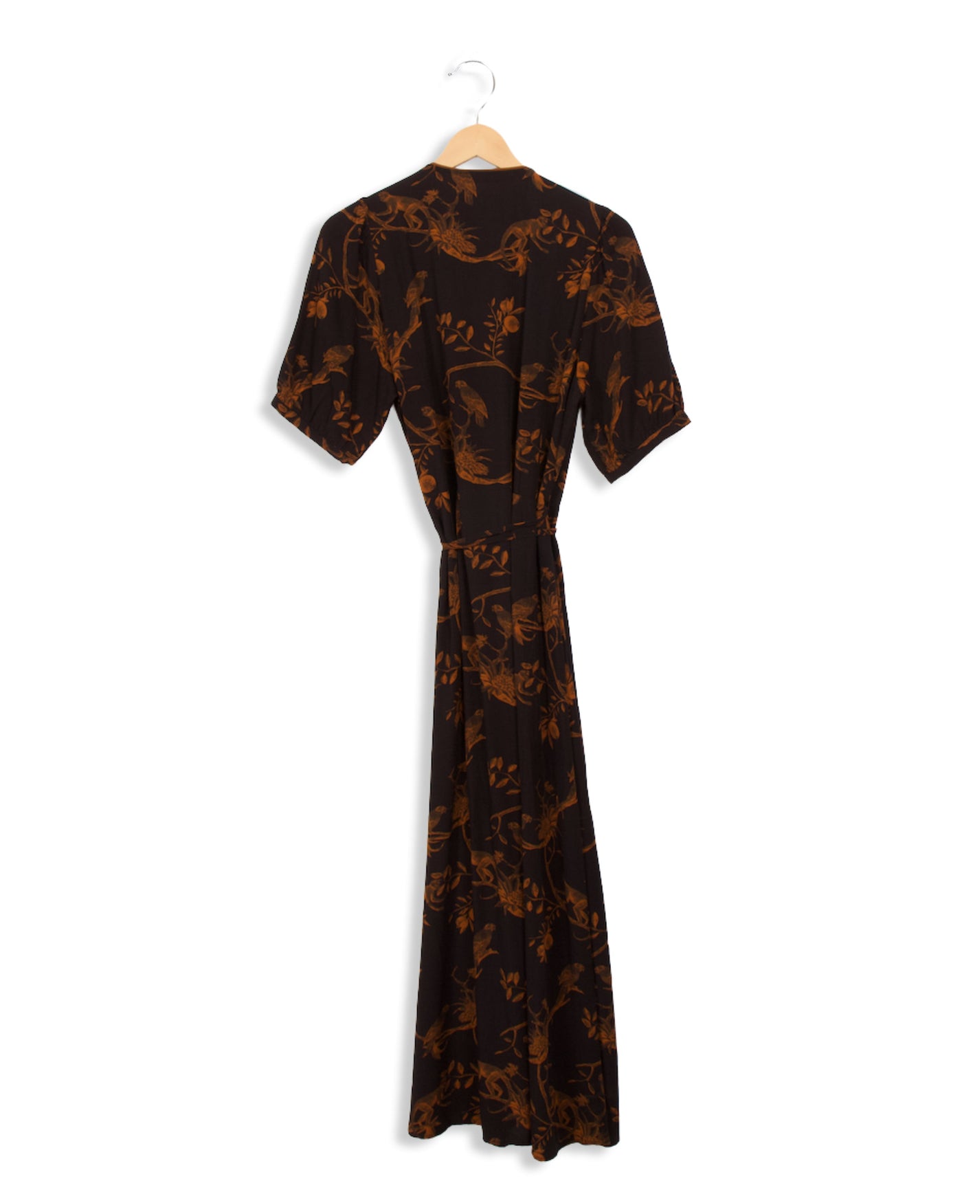 Robe portefeuille fleurie - 40
