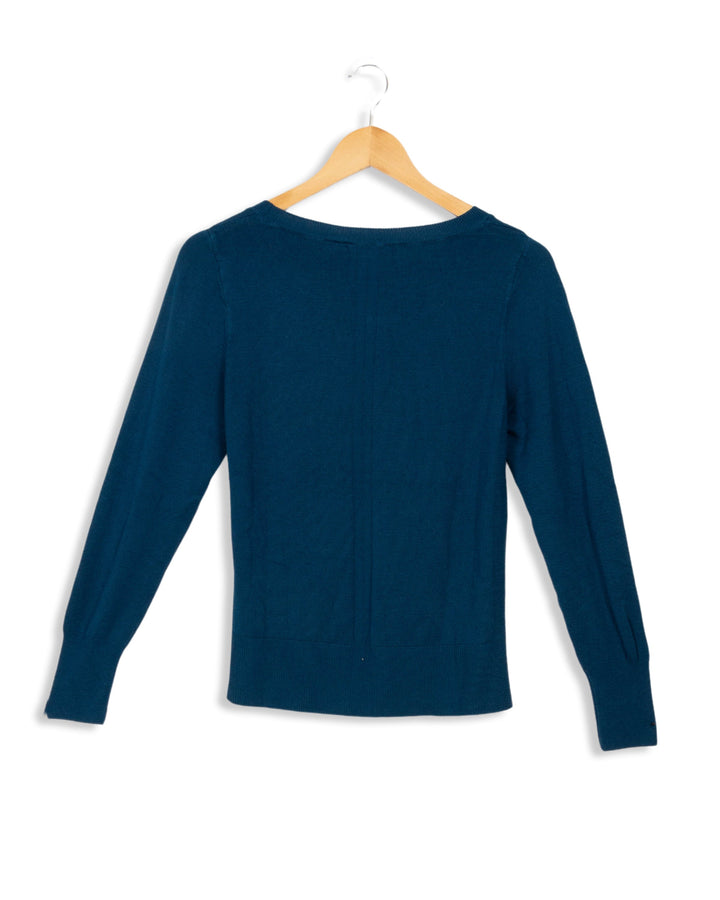 Blauer Pullover - S