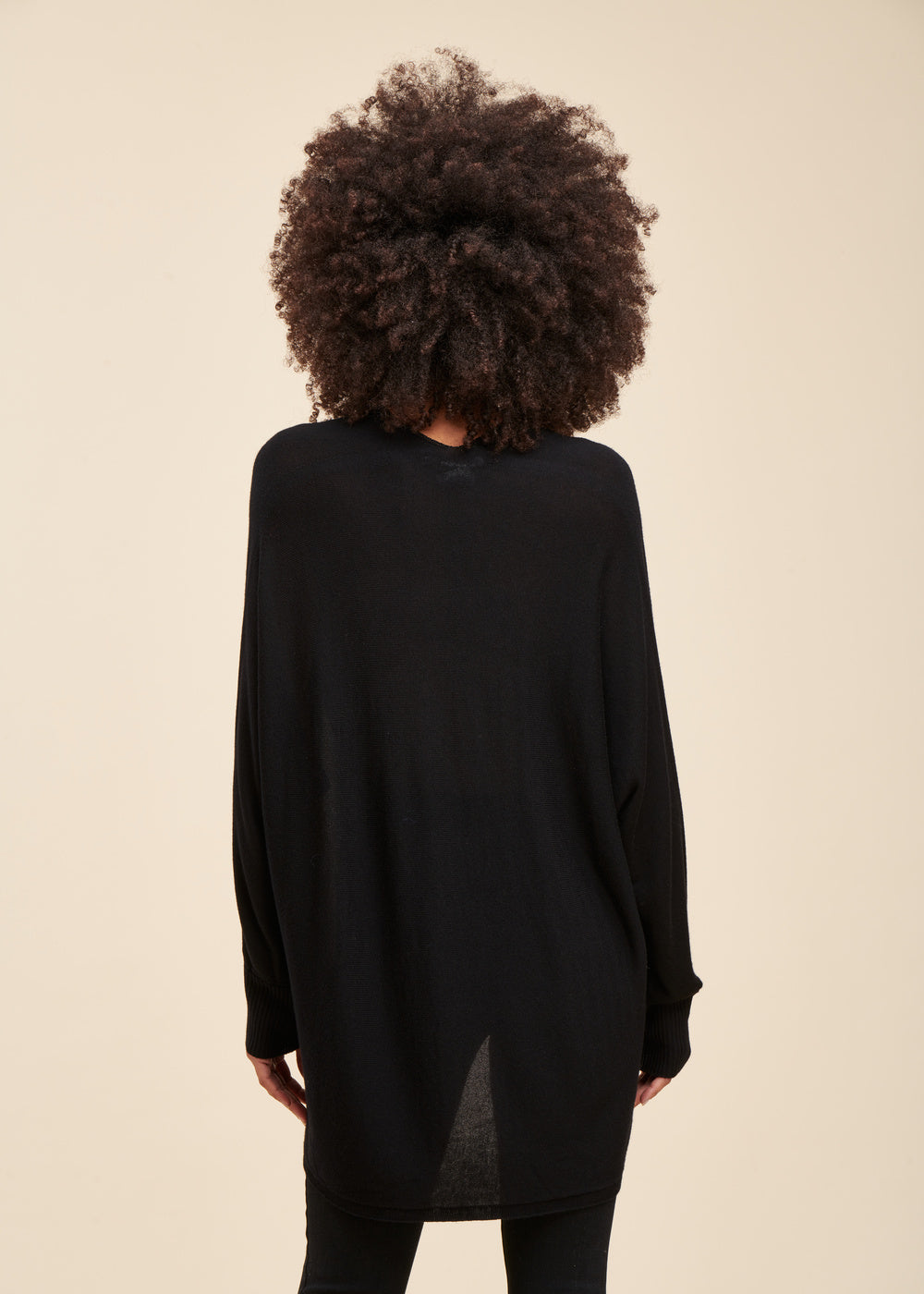 Pull bleu long - T1