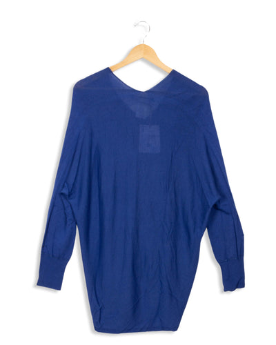 Pull bleu long - T2