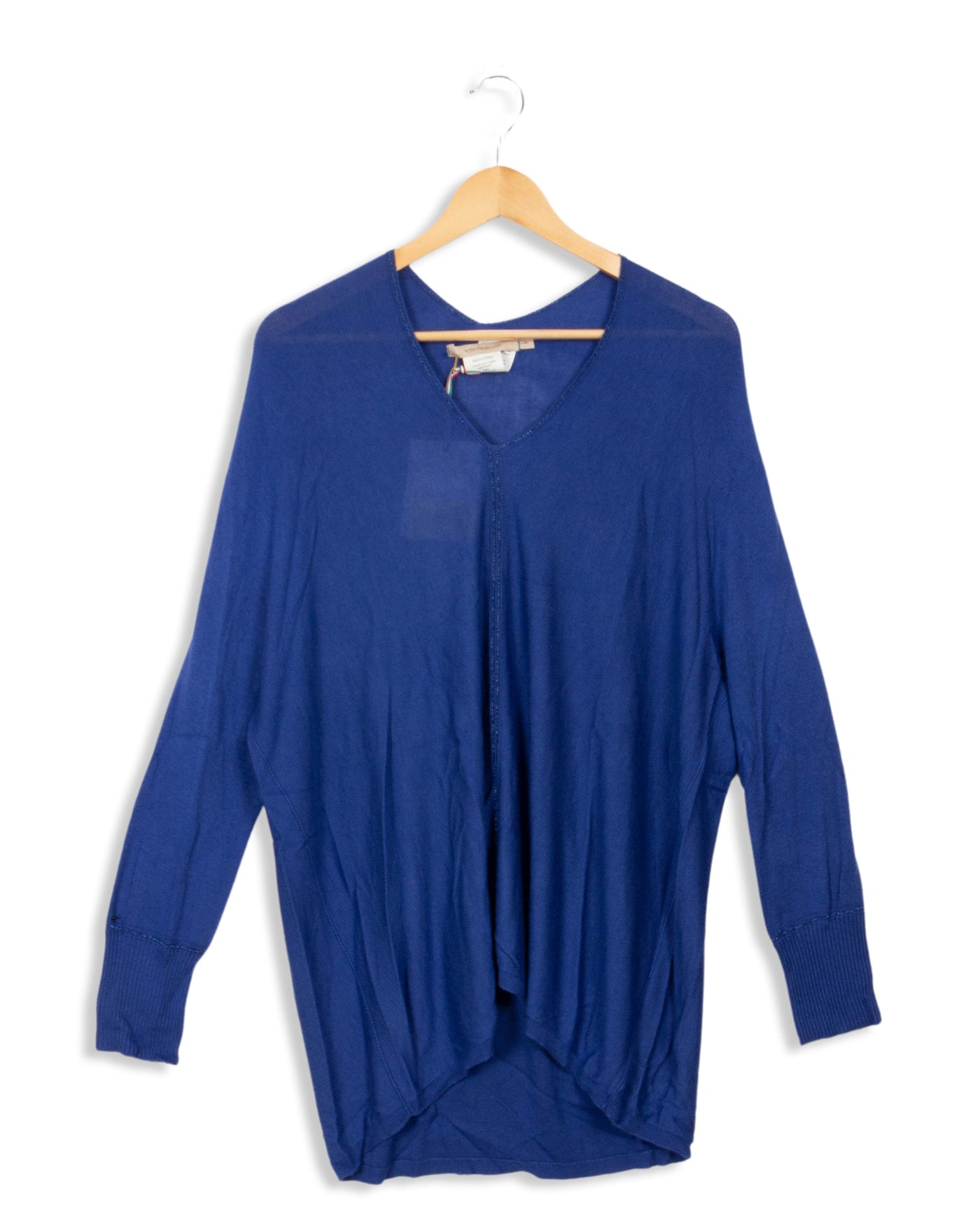 Pull bleu long - T1