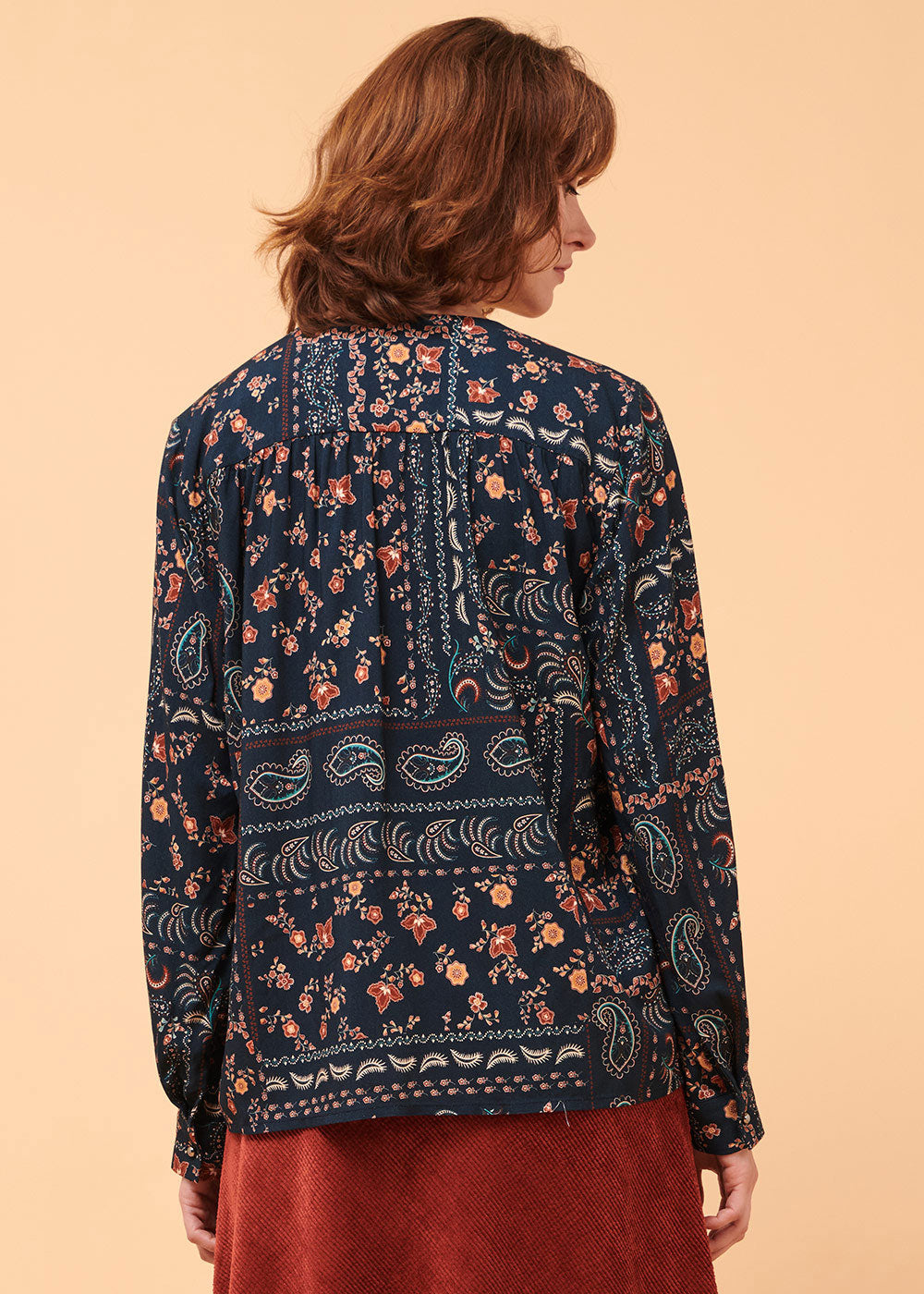 Blouse à motifs - La Fée Maraboutée
