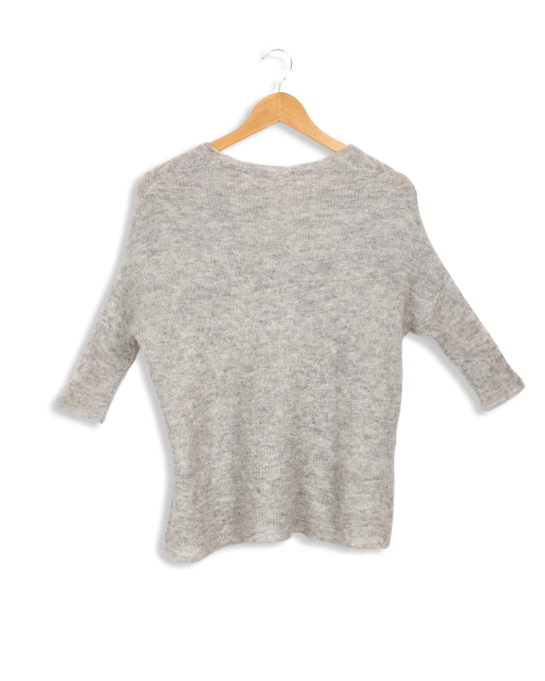 American Vintage gray 3/4 sleeve sweater - S