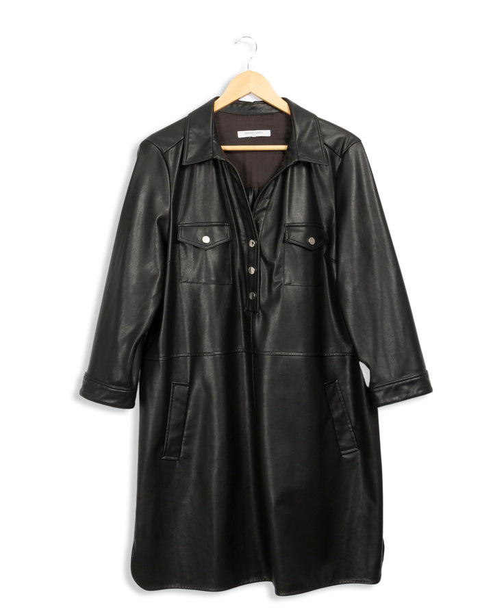 Robe courte en cuir Gerard Darel - 42