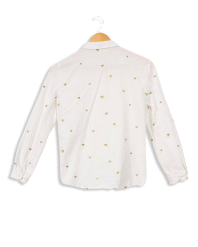 Chemise blanche brodé Sézane - 34