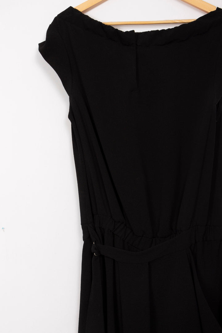 Vanessa Bruno black wrap dress - 40