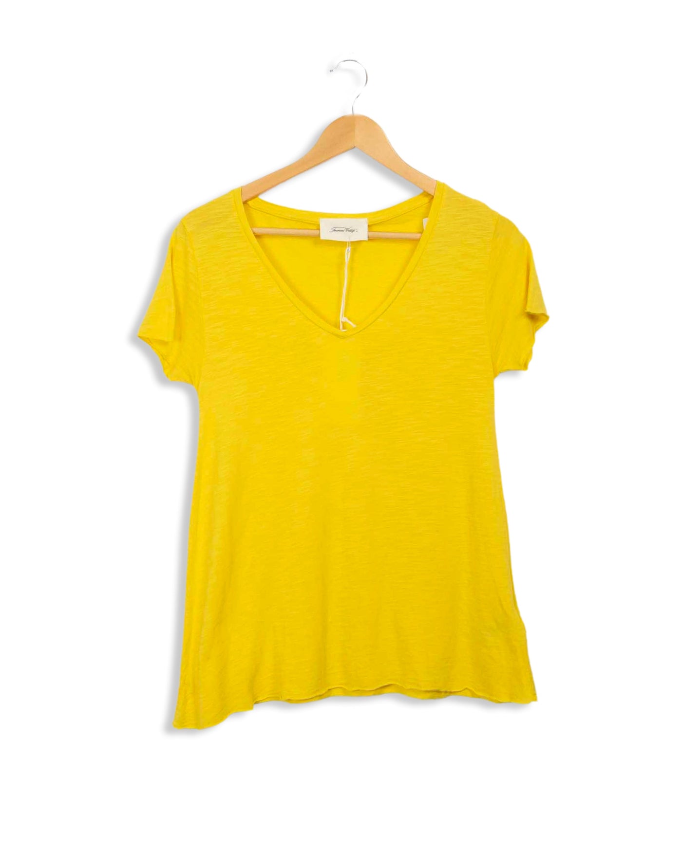 T-shirt jaune American Vintage - XS