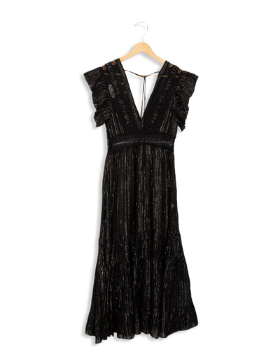 Robe longue noire Sandro - 36