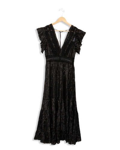 Robe longue noire Sandro - 36