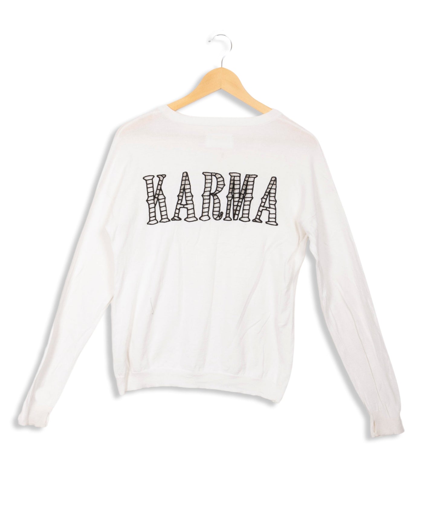 Pull blanc Karma col rond Zadig&Voltaire - S