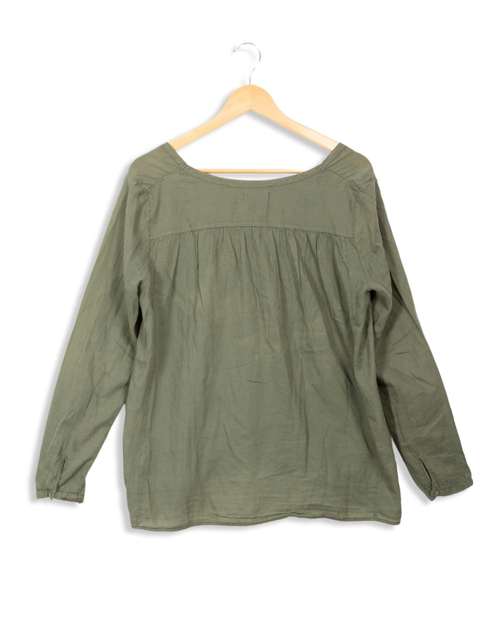 ba&amp;sh khaki top - T1