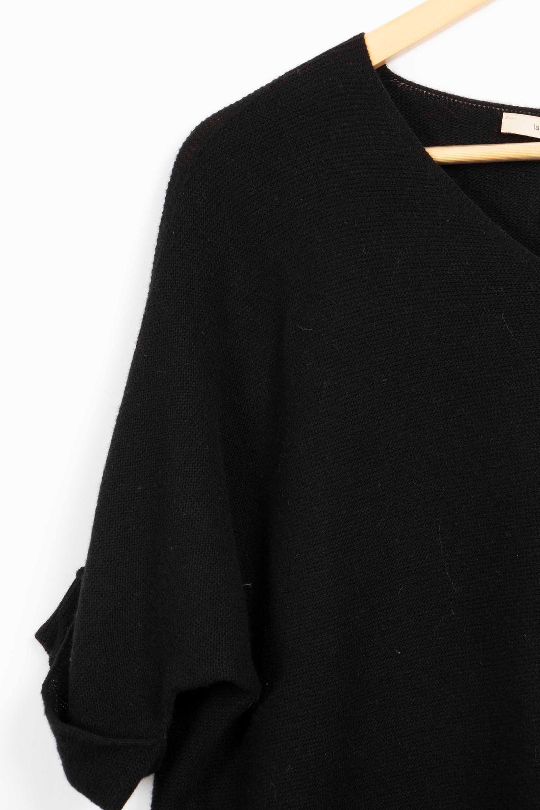 Light black sweater La Fée Maraboutée - T1