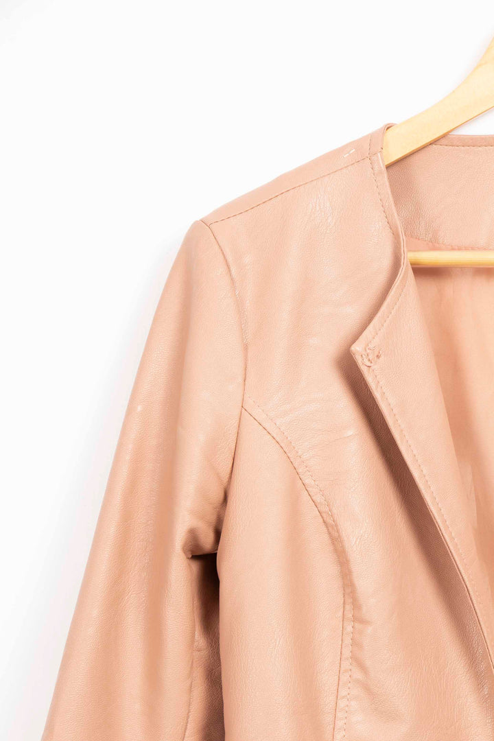 La Fée Maraboutée pink cropped jacket - 36