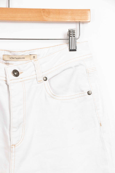 La Fée Maraboutée white jeans - 38