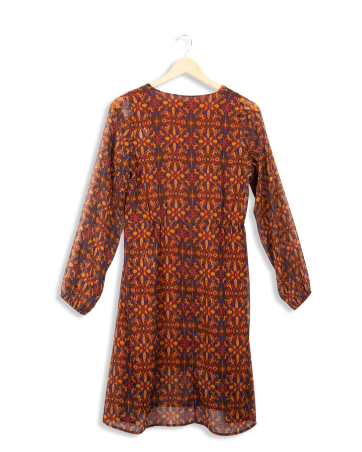 Braunes, fließendes Kleid von La Fée Maraboutée – 36