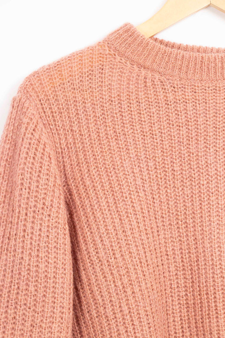 La Fée Maraboutée pink sweater - S