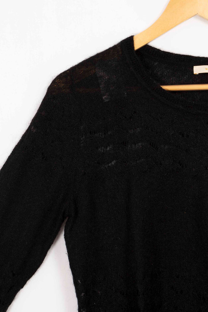 Schwarzer Pullover von La Fée Maraboutée - L
