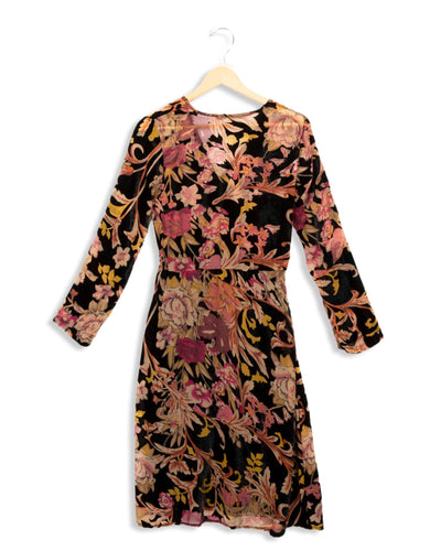 Robe longue à fleurs La Fée Maraboutée - 36