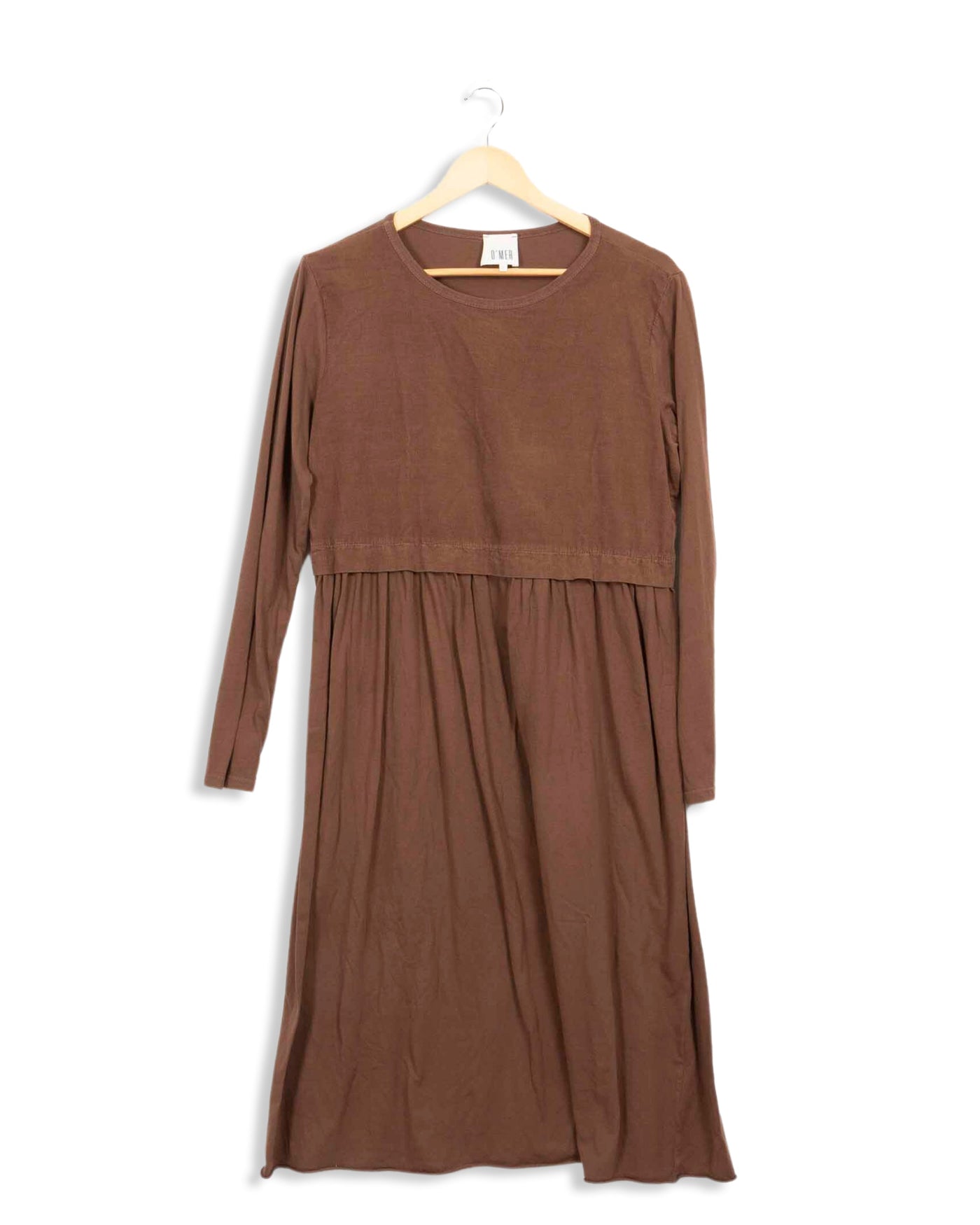Robe longue marron O Mer - S
