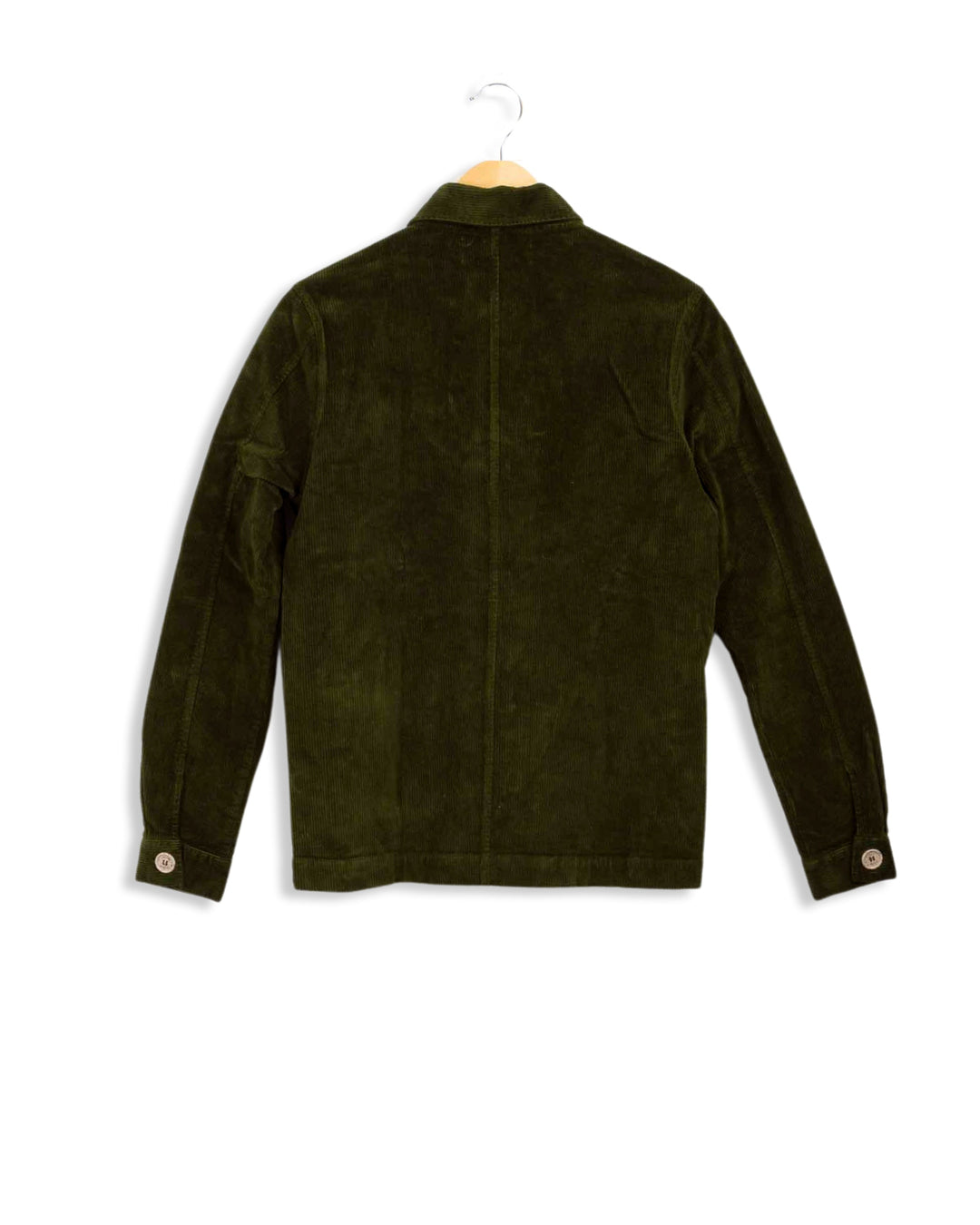 Olive Green Ribbed Paris Jacket - S