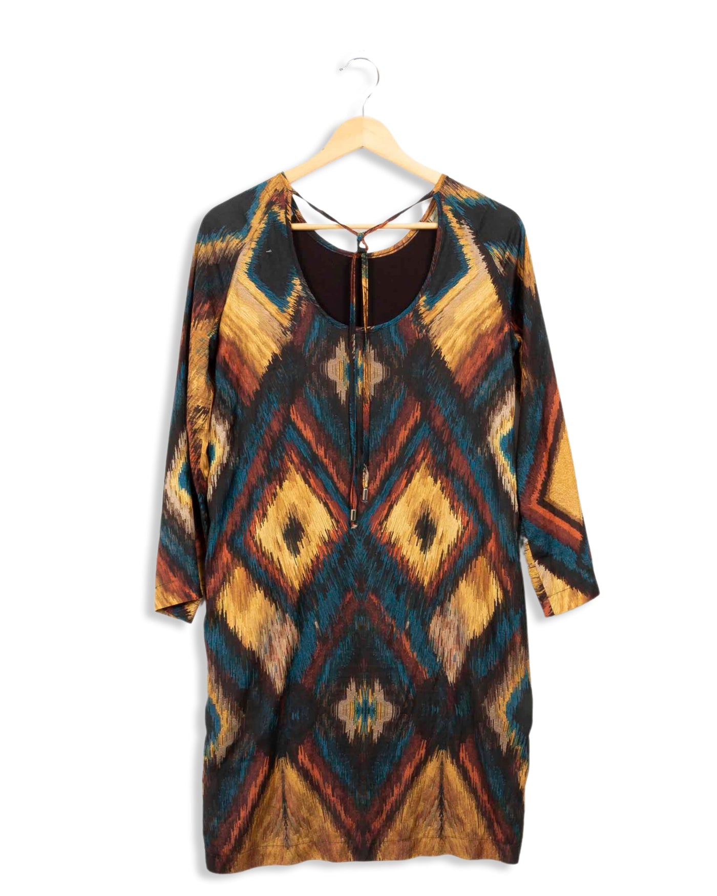 Robe marron à motifs La Fée Maraboutée - 38