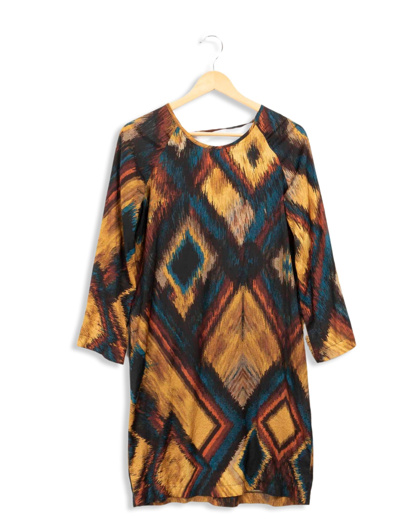 Robe marron à motifs La Fée Maraboutée - 38