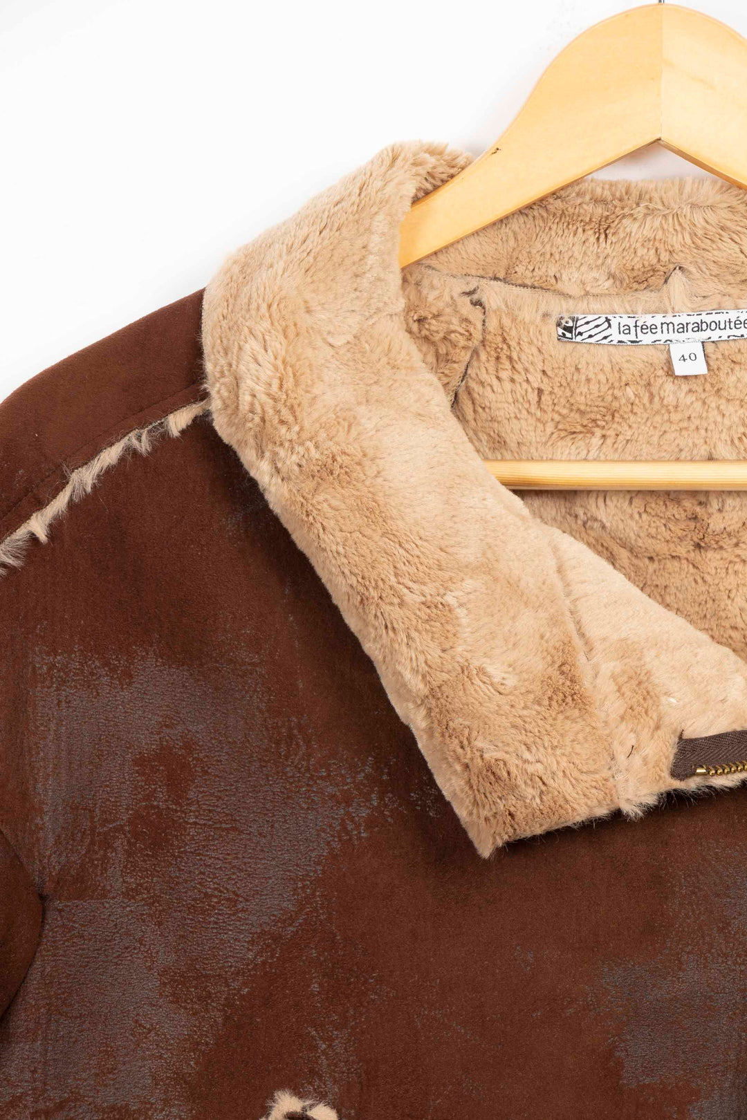 Brown jacket La Fée Maraboutée - 40