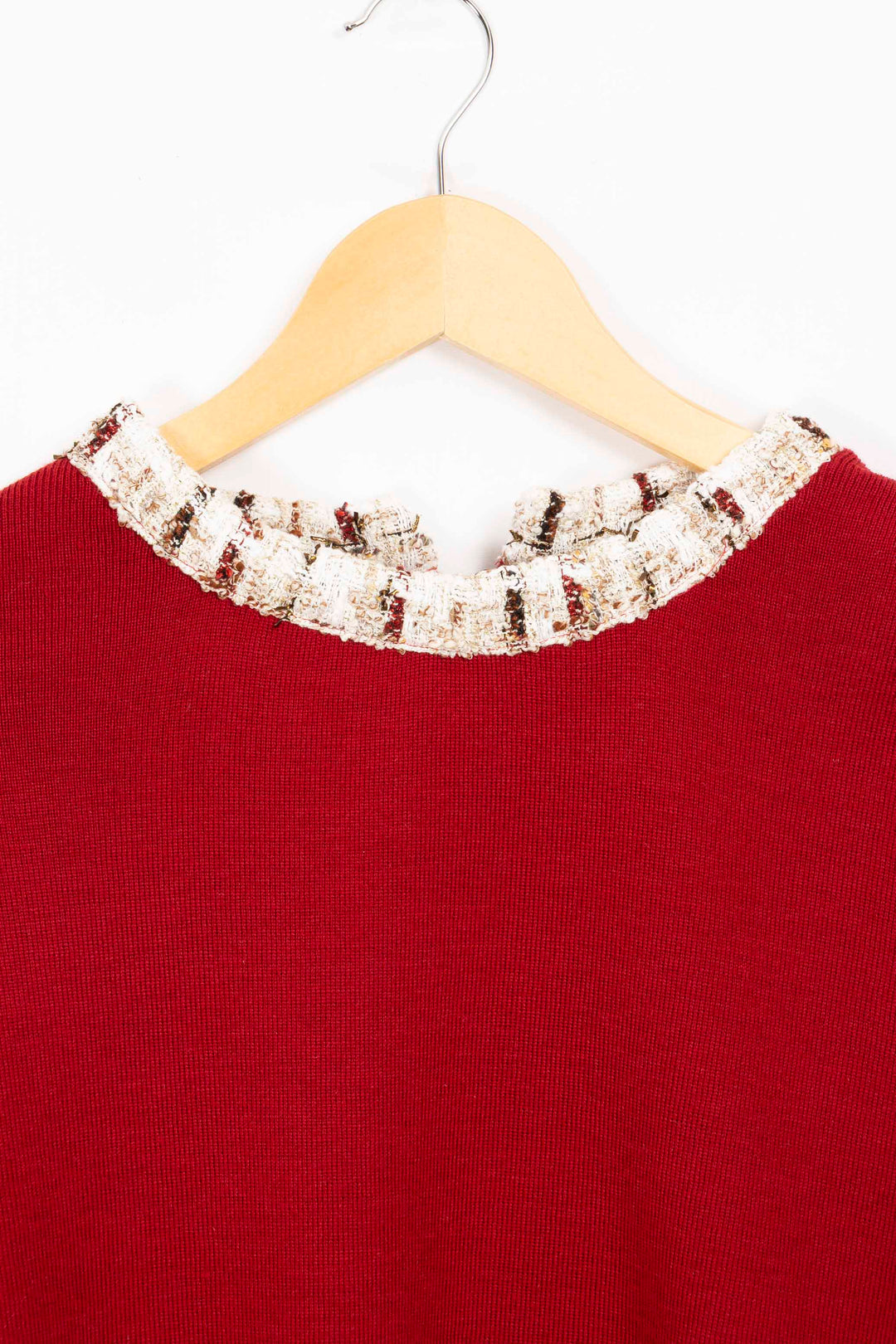 Pullover mit Tweedkragen von Et Paris – 42