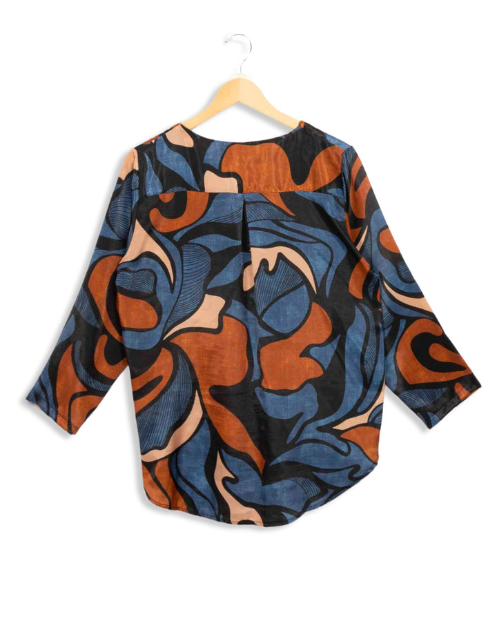 La Fée Maraboutée patterned blouse - 38