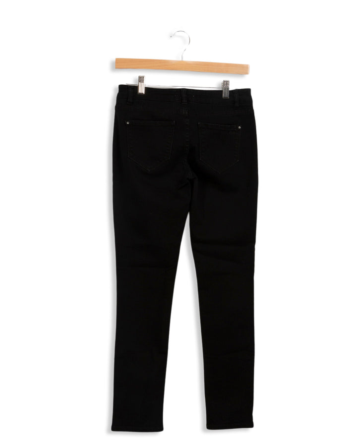 Schwarze Labdip-Jeans – [24-25]