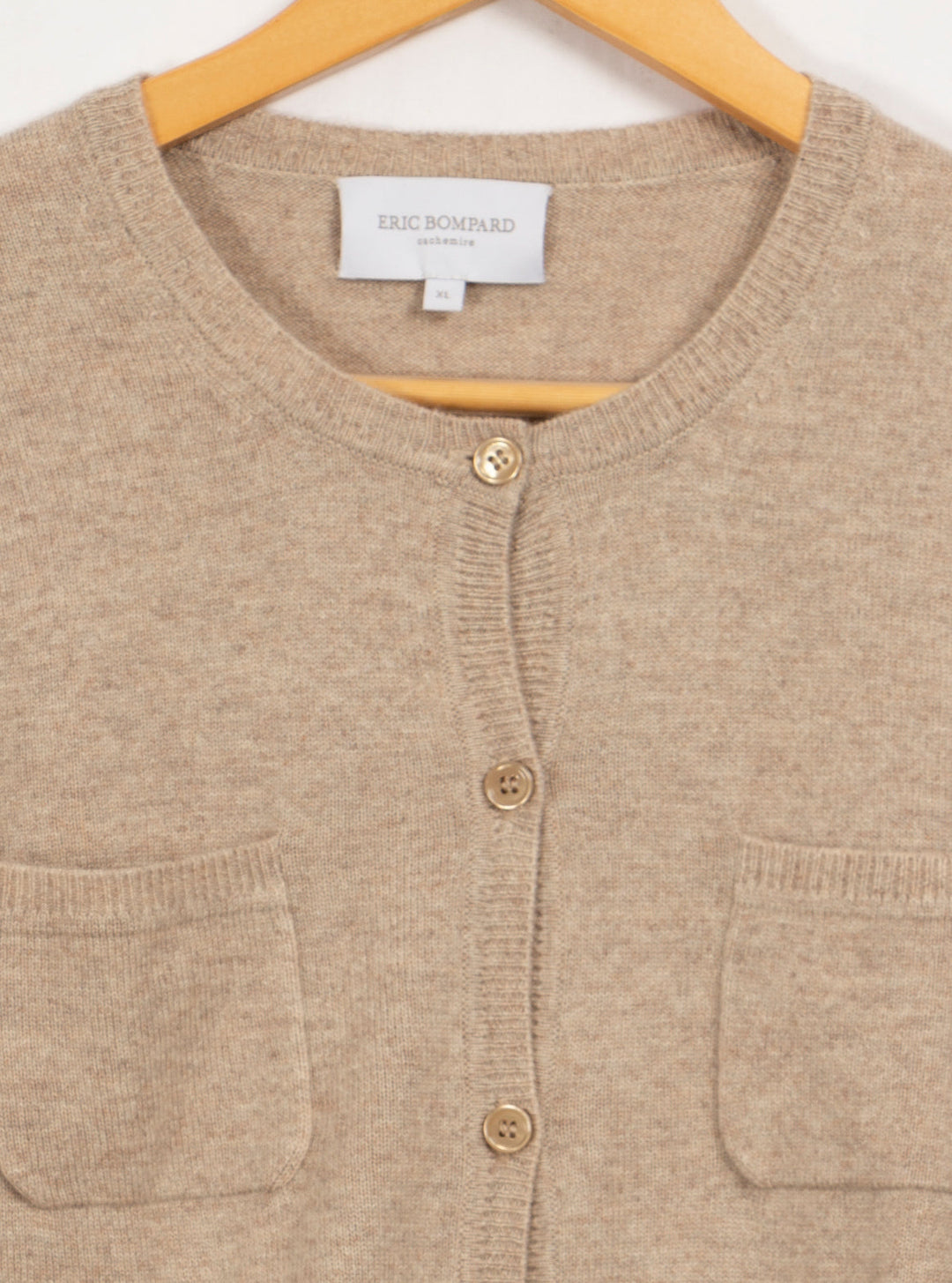 Taupefarbener Pullover von Eric Bompard – XL