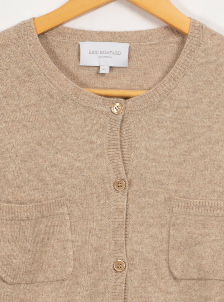 Taupefarbener Pullover von Eric Bompard – XL