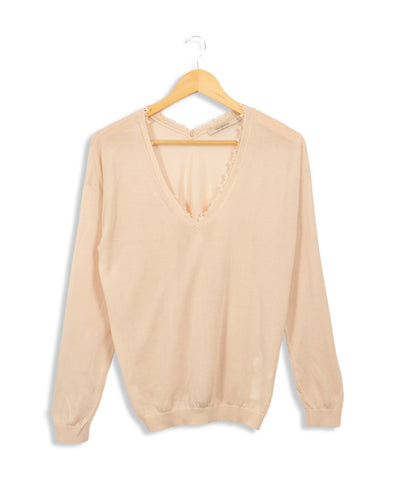 Pull léger crème La Fée Maraboutée - M