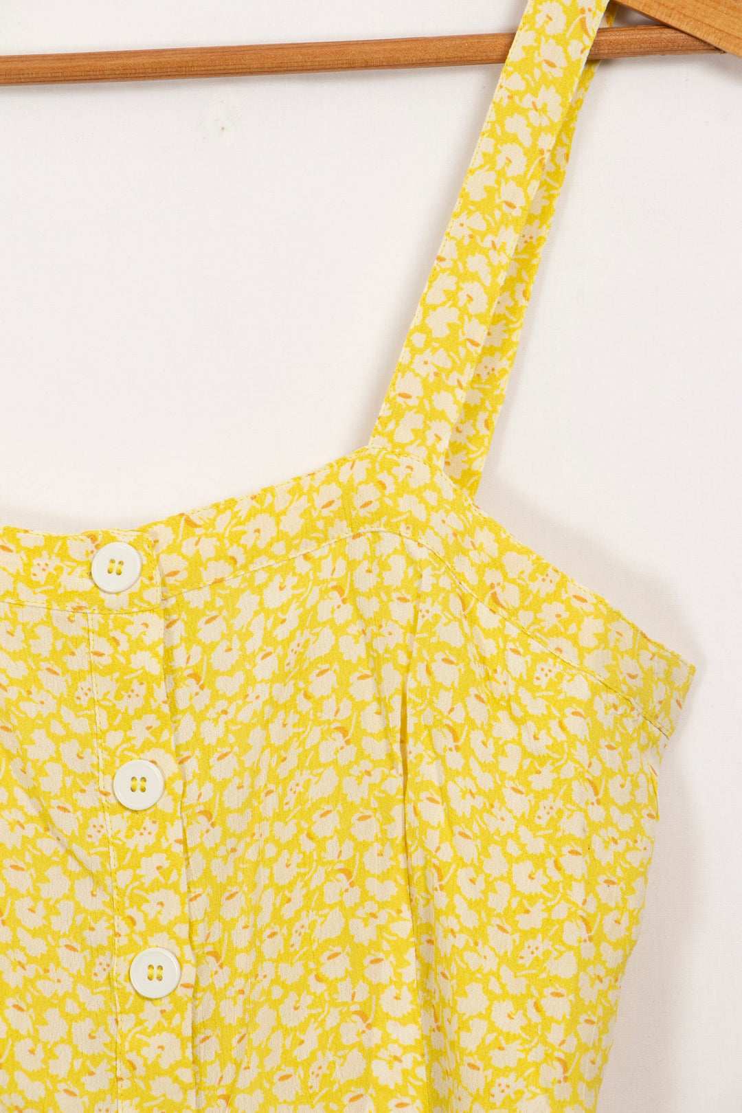 Gelb gemustertes Kleid Petite Mendigote - S