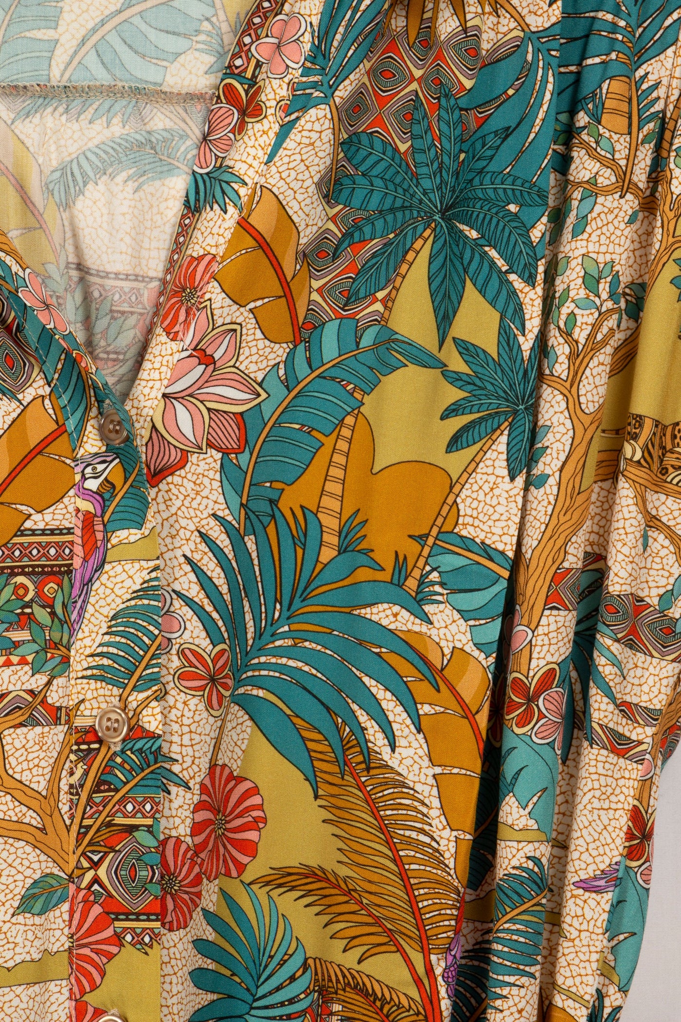 Robe multicolore à motifs La Fée Maraboutée - 42