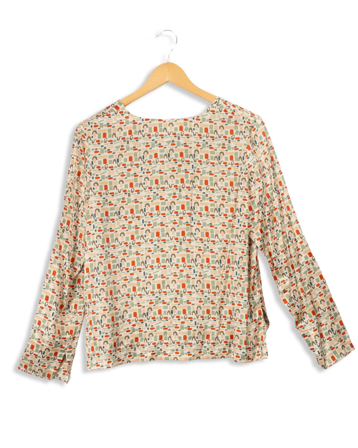 Patterned blouse - 36