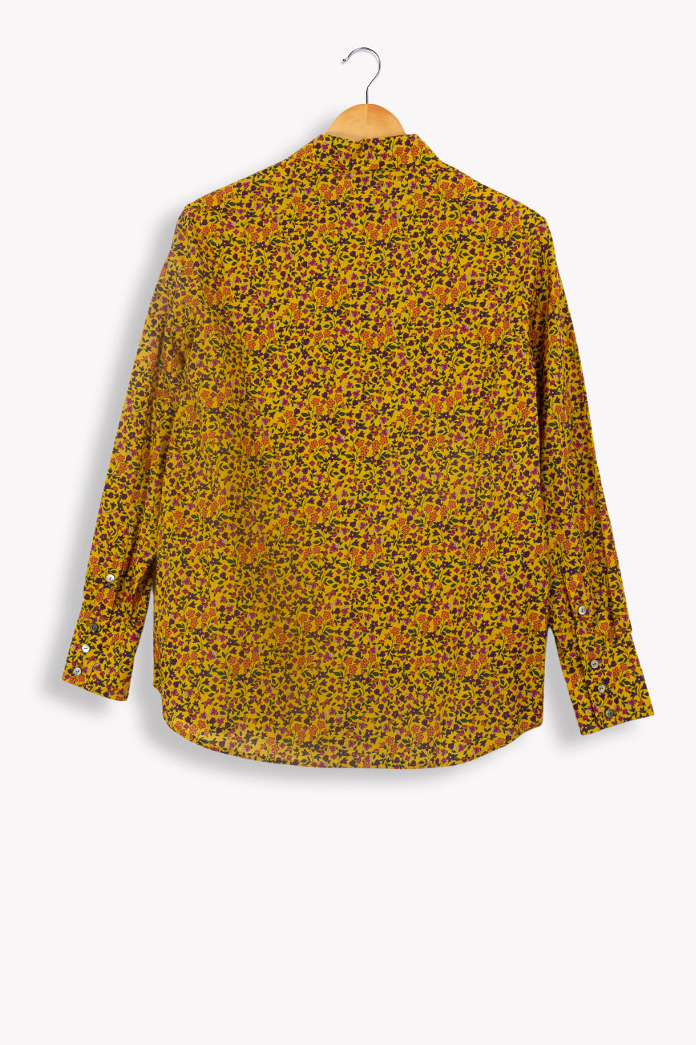 Chemise Maureen jaune à fleurs - 34
