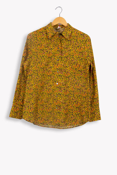 Chemise Maureen jaune à fleurs - 34